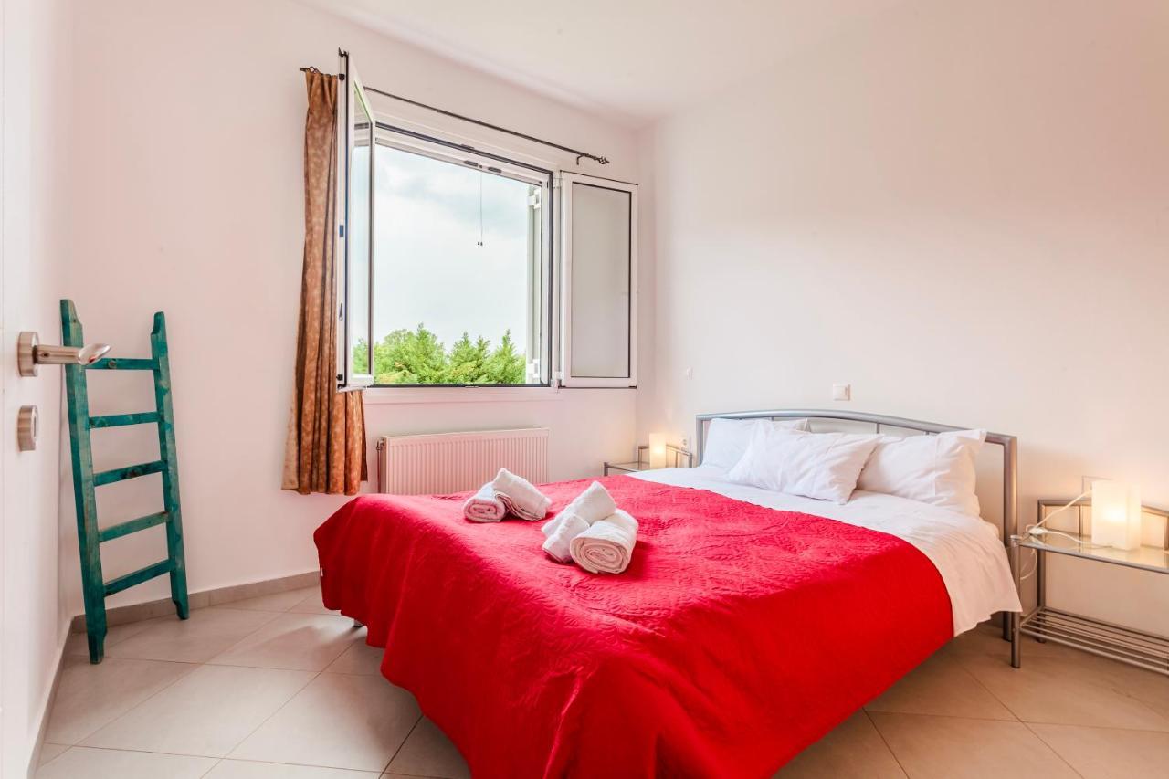 Villa Stymfalia - Luxury Mansion With Private Pool Karteri  Ngoại thất bức ảnh